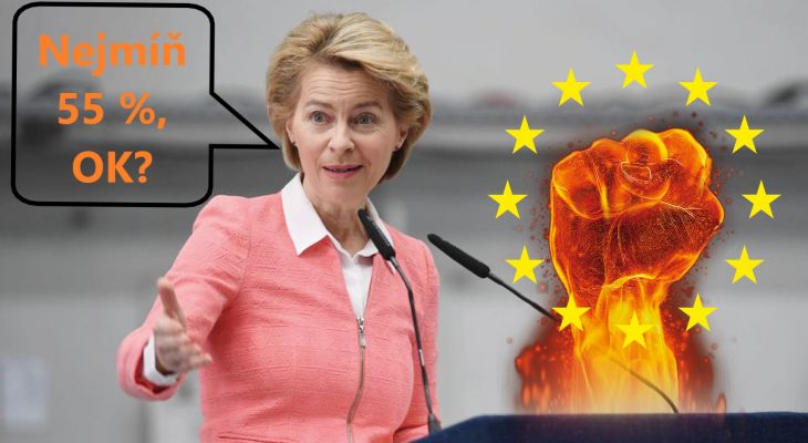 Evropská komise navrhuje zvýšit klimatický cíl EU pro rok 2030 na 55 %. Dle stanoviska Klimatické koalice je cíl nízký, ale akceptovatelný